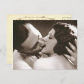 Romantisch Briefkaart van het zogende paar (Voorkant / Achterkant)