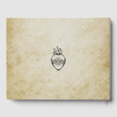  romantisch bruiloft gastenboek (Achterkant)