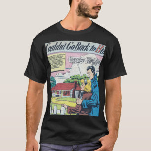 Romantisch Comic uit de jaren '50 T-shirt