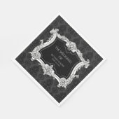 Romantisch, Elegant Frans ingelijst Servet (Hoek)