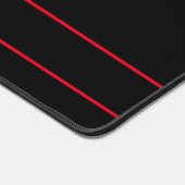 Romantisch, Elegant  Rood Damask gepersonaliseerd Bureaumat (Hoek)