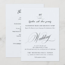 Romantisch Elegant Schrift Calligrafie Bruiloft