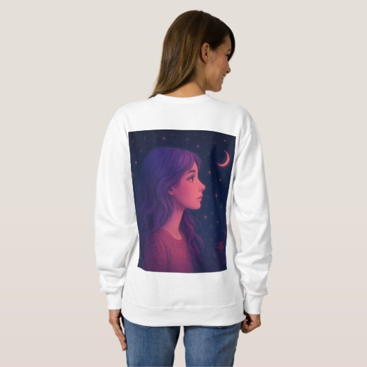 Romantisch en wild trui (Achterkant volledig)