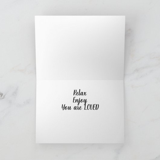 "ROMANTISCH" EN "ZEER LIEFDEVOLLE" VERJAARDAG VAN  KAART (Binnen)