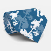 Romantisch Floral Japan Stropdas (Opgerold)