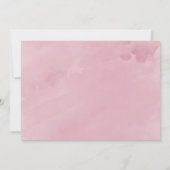 Romantisch Floral Wreath repetitie diner Kaart (Achterkant)