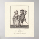 Romantisch Frans Louis XVI Couple Poster (Voorkant)