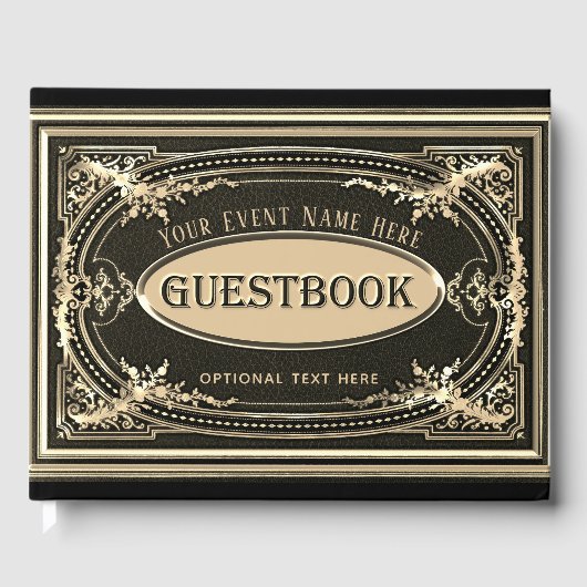 Romantisch  gastboek gastenboek (Voorkant)