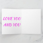 Romantisch gedicht voor je ware liefde gemengde kl kaart (Binnen)