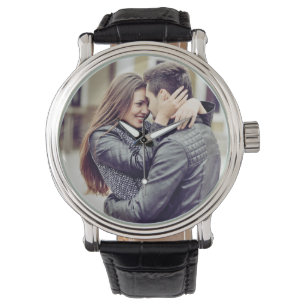 Romantisch geschenk   Uw persoonlijke foto Horloge