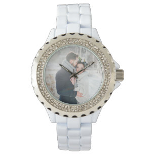 Romantisch geschenk   Uw persoonlijke foto Horloge