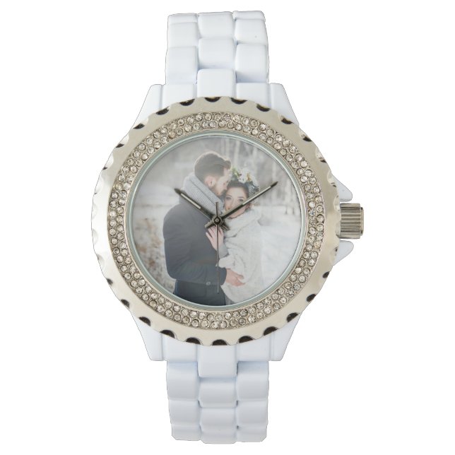 Romantisch geschenk | Uw persoonlijke foto Horloge (Voorkant)