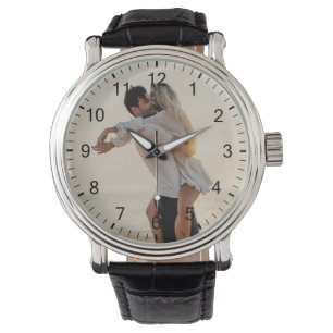 Romantisch geschenk Uw persoonlijke foto met cij Horloge