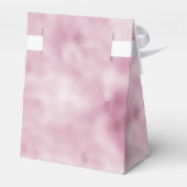 Romantisch Glam Roze Vrijgezellenfeest Bedankdoosjes (Achterkant)