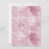 Romantisch Glam Roze vrijgezellenfeest Kaart (Achterkant)