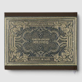 Romantisch Gold  gastboek Gastenboek (Achterkant)