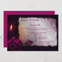 Romantisch Gotisch Roos & Candle Sweet 16
