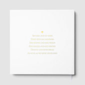 Romantisch groen Elegante bruiloft bewerkbare kleu Gastenboek (Achterkant)