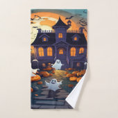 Romantisch Halloween Ghosts Festival Bad Handdoek (Handdoek)