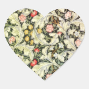 Romantisch Hart  Bloemen Sticker