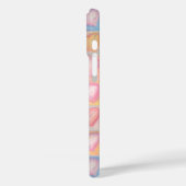 Romantisch HART Roze LIEFDE Kalligrafie Lettering Case-Mate iPhone Case (Achterkant / Links)