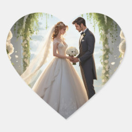 Romantisch Hart Sticker