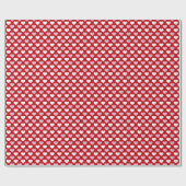 Romantisch hartpatroon inpakpapier (Vlak)