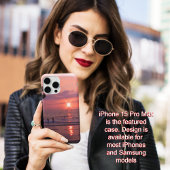 Romantisch Hawaiiaans Sunset Ocean Beach Case-Mate iPhone Case