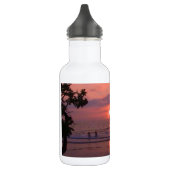 Romantisch Hawaiiaans Sunset Ocean Beach Waterfles (Links)