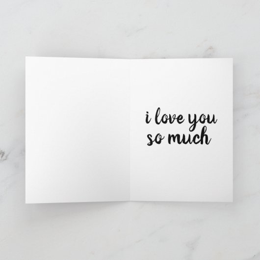 ROMANTISCH HOUD MIJ ZOALS U KARTONNEN DOET OM HEM KAART (Binnen)