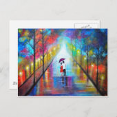 romantisch intermezzo briefkaart (Voorkant / Achterkant)