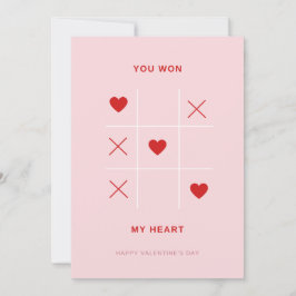 Romantisch Jij Won Mijn Hart Valentijnsdag Kaart