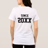 Romantisch jubileum shirt voor koppels (Achterkant)