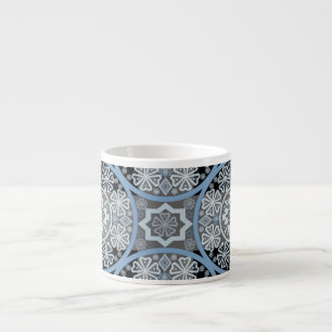 Romantisch Kant: Heldere Abstracte Print. Espresso Kop