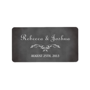  romantisch karton bruiloft label