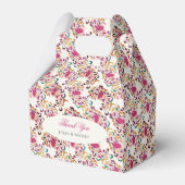 Romantisch Klassiek Pearl Swan Floral Lijst bruilo Bedankdoosjes (Voorkant Zijde)