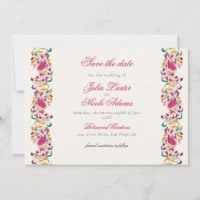 Romantisch Klassiek Pearl Swan Floral Lijst bruilo