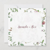 Romantisch kleurrijk en befaamd Floral design Kaart (Voorkant)