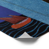  Romantisch koppel ~ Oui Poster (Hoek)