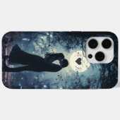 Romantisch Kussen Koppel Naam Initiaal iPhone Case (Achterkant (horizontaal))