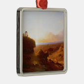 Romantisch landschap, 1860 metalen ornament (Rechts)