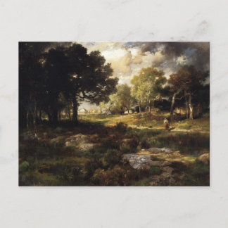 Romantisch landschap briefkaart