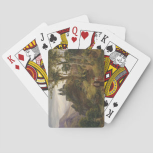 Romantisch Landschap met Kloostercomplex Pokerkaarten