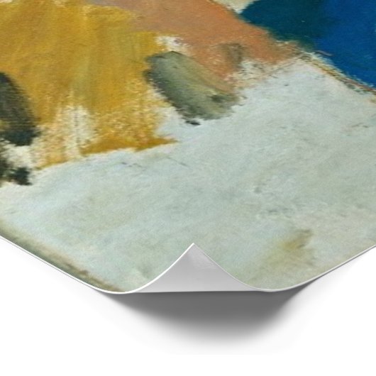 Romantisch landschap van Wassily Kandinsky Poster (Hoek)