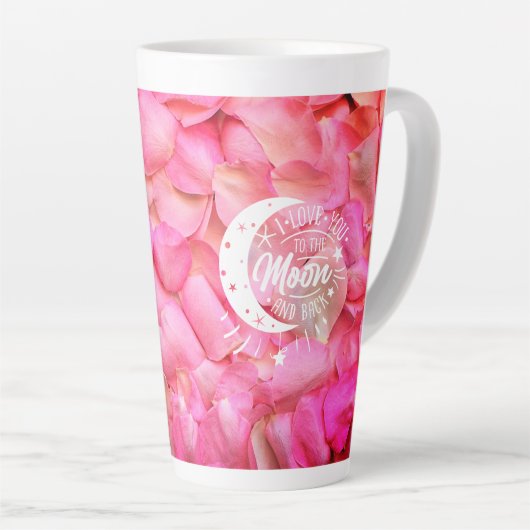 Romantisch Latte Mok (Rechterhoek)