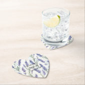 Romantisch Lavendelbloemen Vrijgezellenfeest Kartonnen Onderzetters (Insitu)