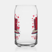 Romantisch lezen Vibes Gezellige Valentijn Gift Blikvorm Glas (Links)