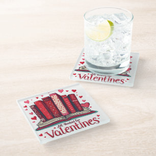 Romantisch lezen Vibes Gezellige Valentijn Gift Glazen Onderzetter