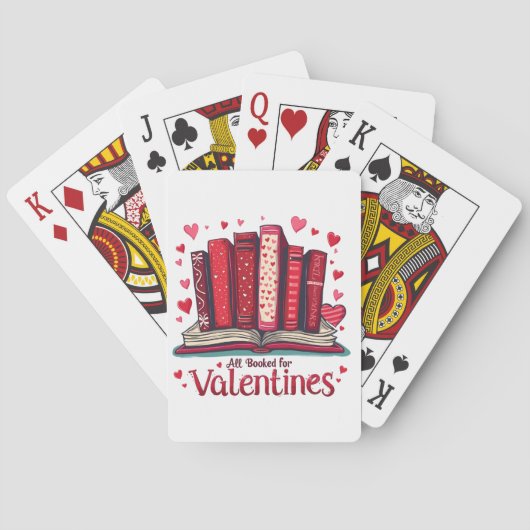 Romantisch lezen Vibes Gezellige Valentijn Gift Pokerkaarten (Achterkant)