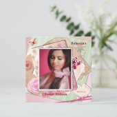 Romantisch Lijst Fotouitnodiging Kaart (Staand voorkant)